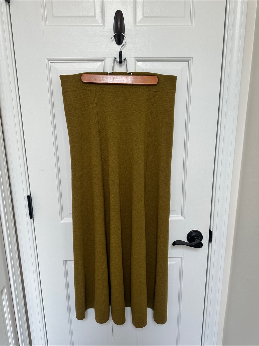 Goop Olive Green Maxi Skirt - XL